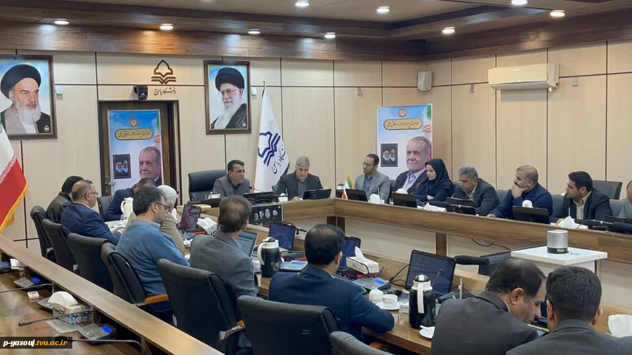 برگزاری نشست رئیس دانشگاه ملی مهارت استان کهگیلویه و بویراحمد با رئیس دانشگاه یاسوج 7