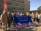 حضور پرشور دانشگاهیان دانشگاه ملی مهارت در رزمایش ۳۱۳ هزار نفری جان فدایان تهران