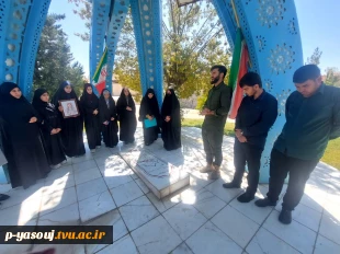 اعزام دانشجویان آموزشکده ملی مهارت دختران یاسوج به اردوی جهادی  7