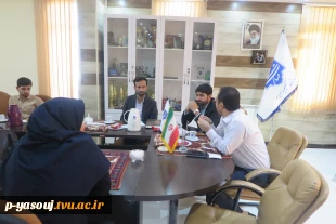 نشست رئیس دانشگاه ملی مهارت واحد استانی کهگیلویه و بویراحمد با مسئول بسیج دانشجویی استان 2