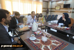 نشست رئیس دانشگاه ملی مهارت واحد استانی کهگیلویه و بویراحمد با مسئول بسیج دانشجویی استان 4