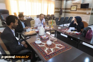 نشست رئیس دانشگاه ملی مهارت واحد استانی کهگیلویه و بویراحمد با مسئول بسیج دانشجویی استان 7