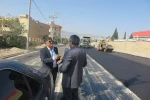 بازدید معاون هماهنگی امور عمرانی استانداری کهگیلویه و بویراحمد از روند انجام آسفالت خیابان دانشگاه 6